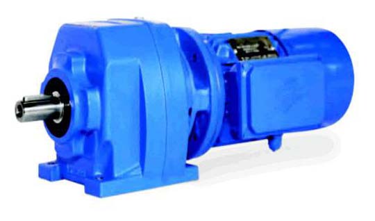 SERIES M - HELICAL INLINE GEARED MOTOR