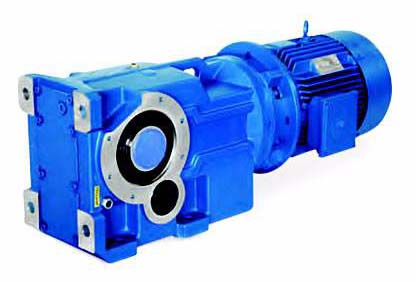 SERIES K - RIGHT ANGLE HELICAL BEVEL GEARED MOTOR