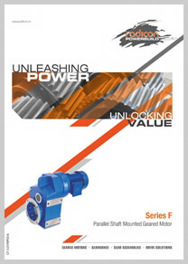 SERIES C - RIGHT ANGLED HELI-WORM GEARED MOTOR